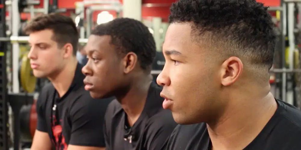 Interview with cadets in athletics