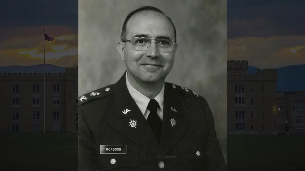 Col. Mike Monsour smiling.