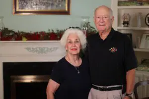 Retired U.S. Army Col. Stephen E. “Steve” Wilson ’68 and his wife, Linda.