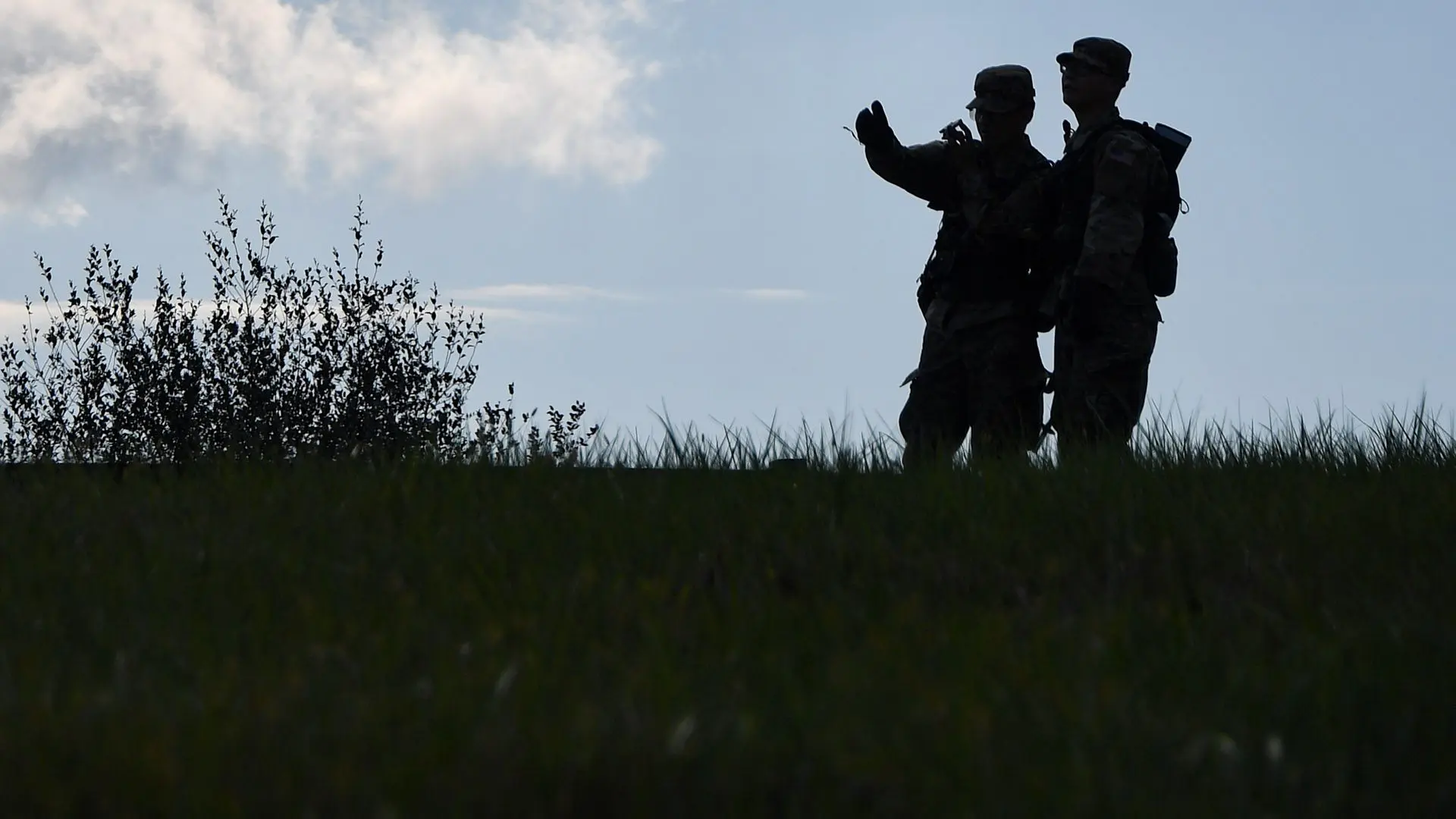 cadets in shilouette at FTX