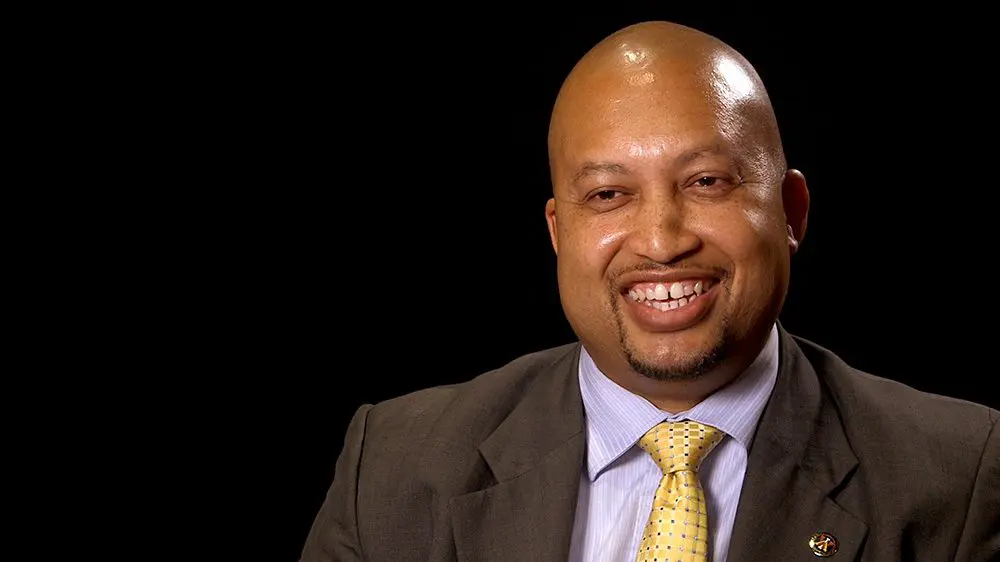 Terrin Tucker '95 smiling