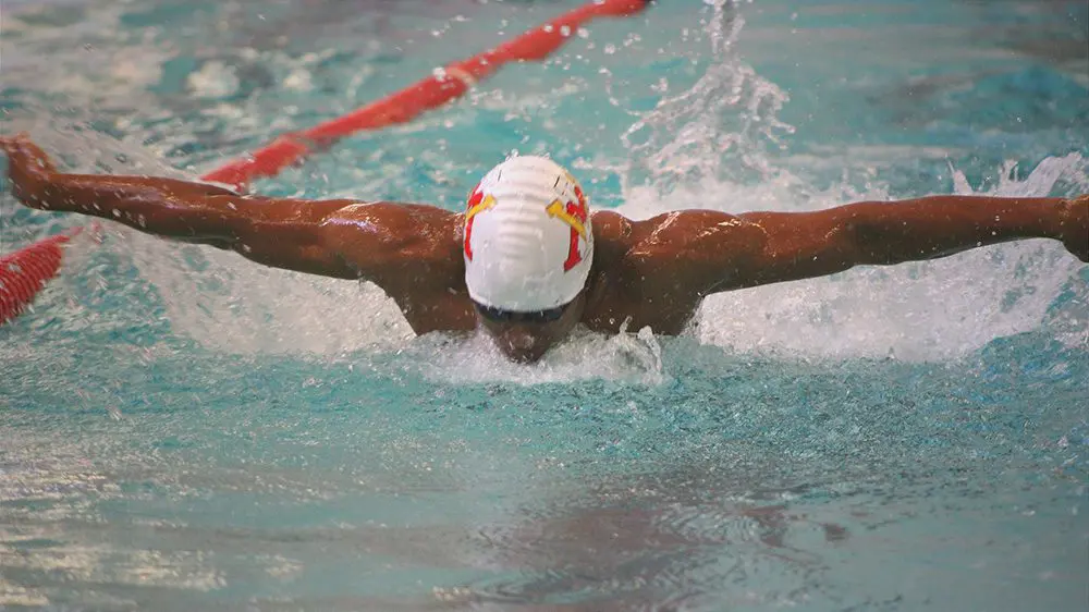 swimmer in water