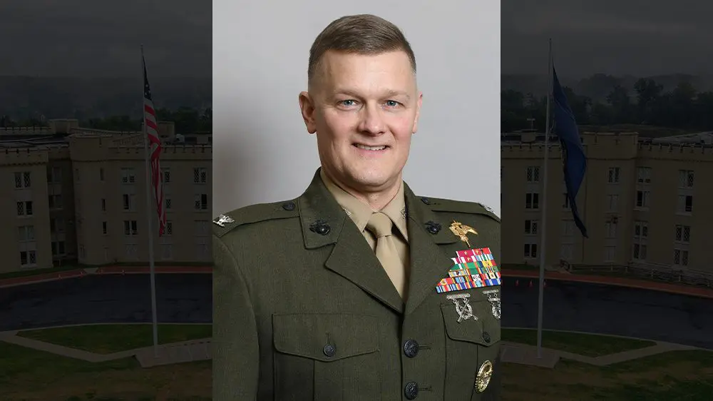 U.S. Marine Corps Col. Travis Homiak ’95