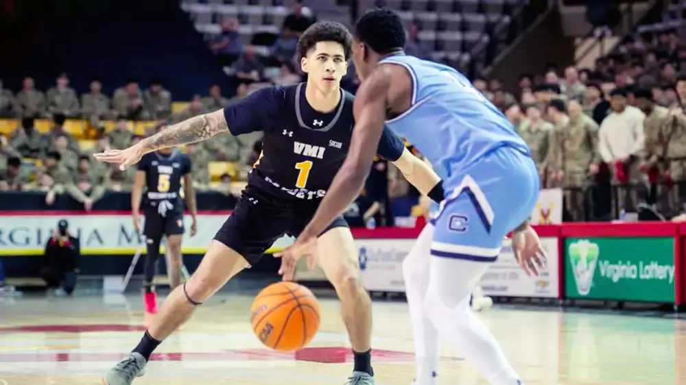 basketball players mid-play
