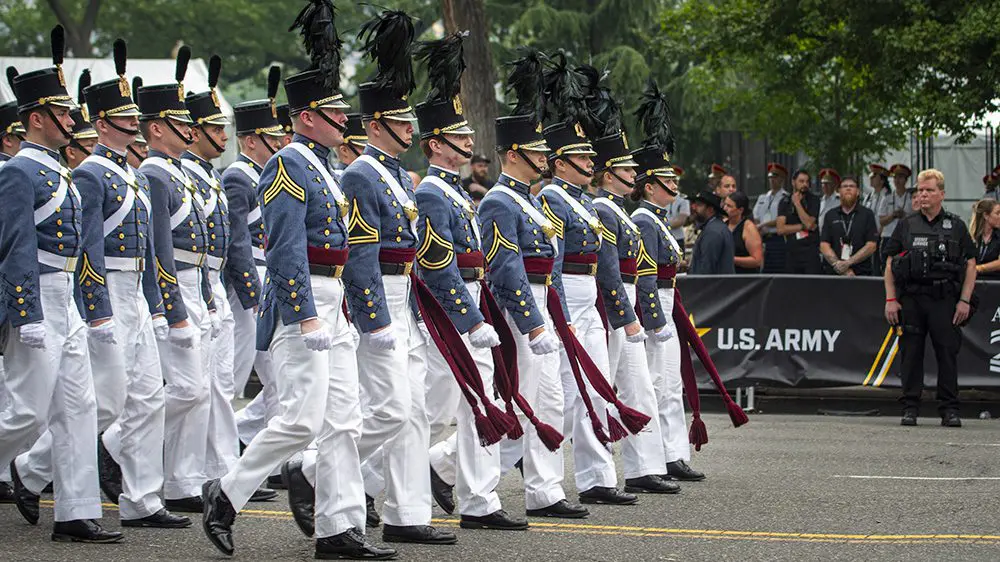 cadets marching