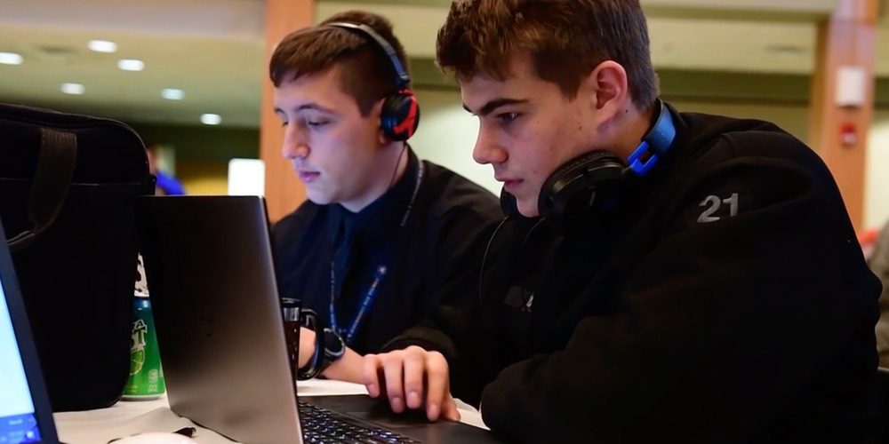 Cadets competing in Commonwealth Cyber Fusion 2019.