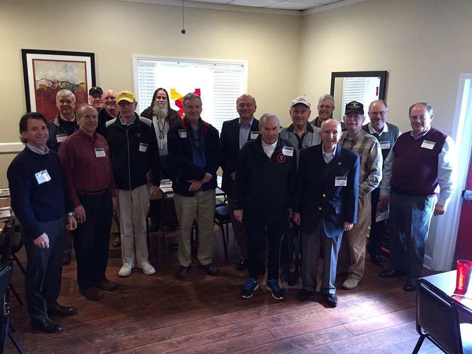 Charlotte chapter alumni standing at event