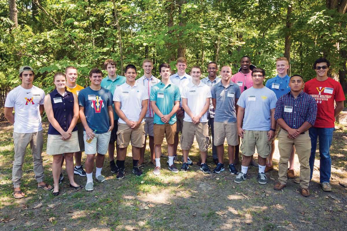 VMI alumni at picnic