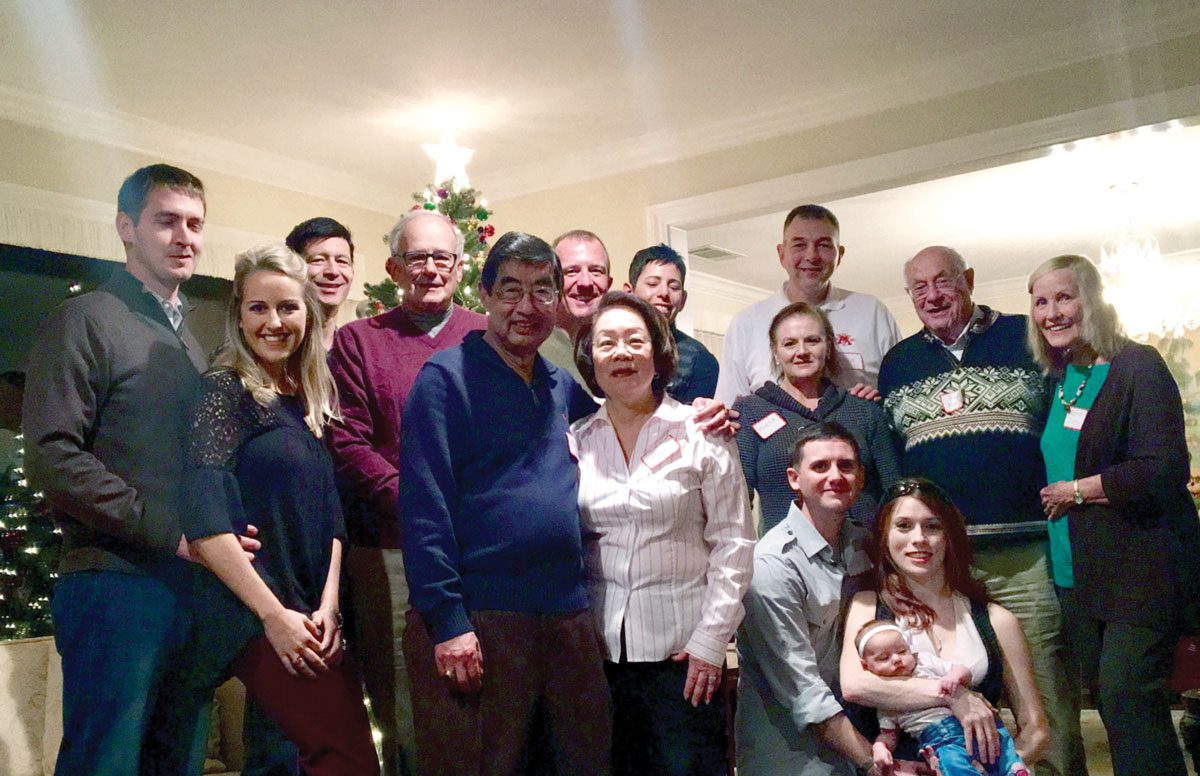 Northern California Alumni at Christmas dinner