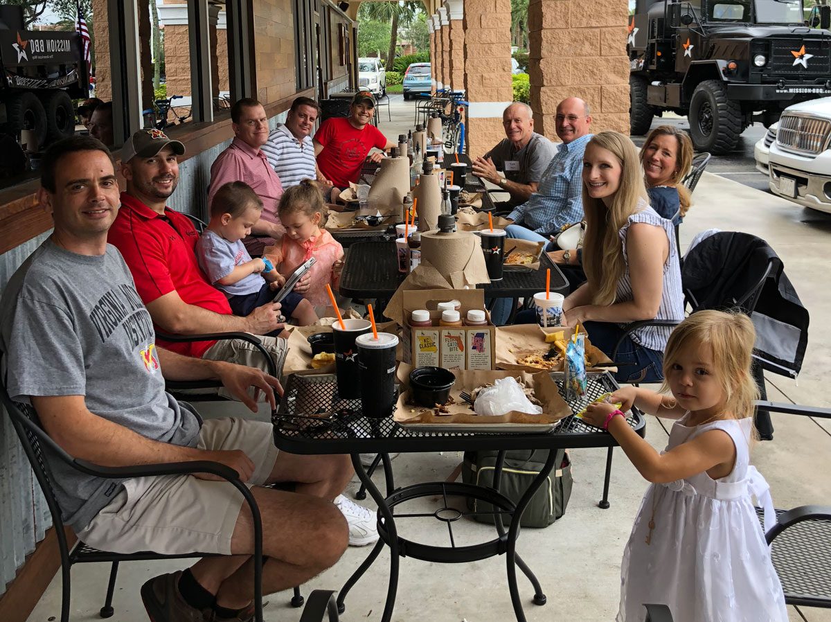 Southern Florida Alumni at Mission BBQ Luncheon