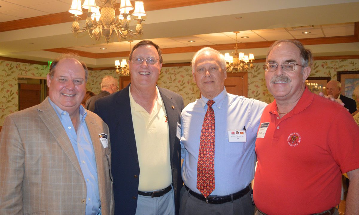 group of The Villages Florida at dinner event