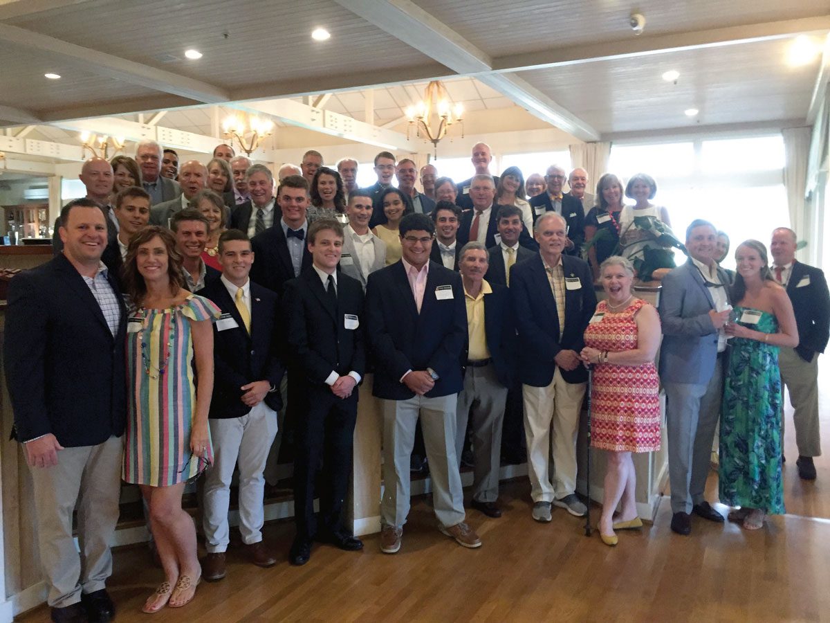 Wilmington Chapter alumni standing at event