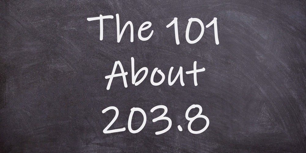 The 101 about 203.8 graphic