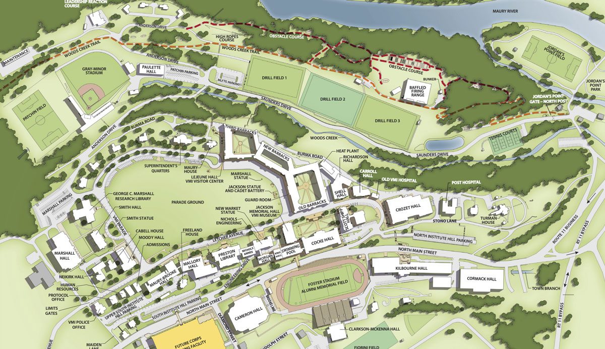 drawing of VMI post map