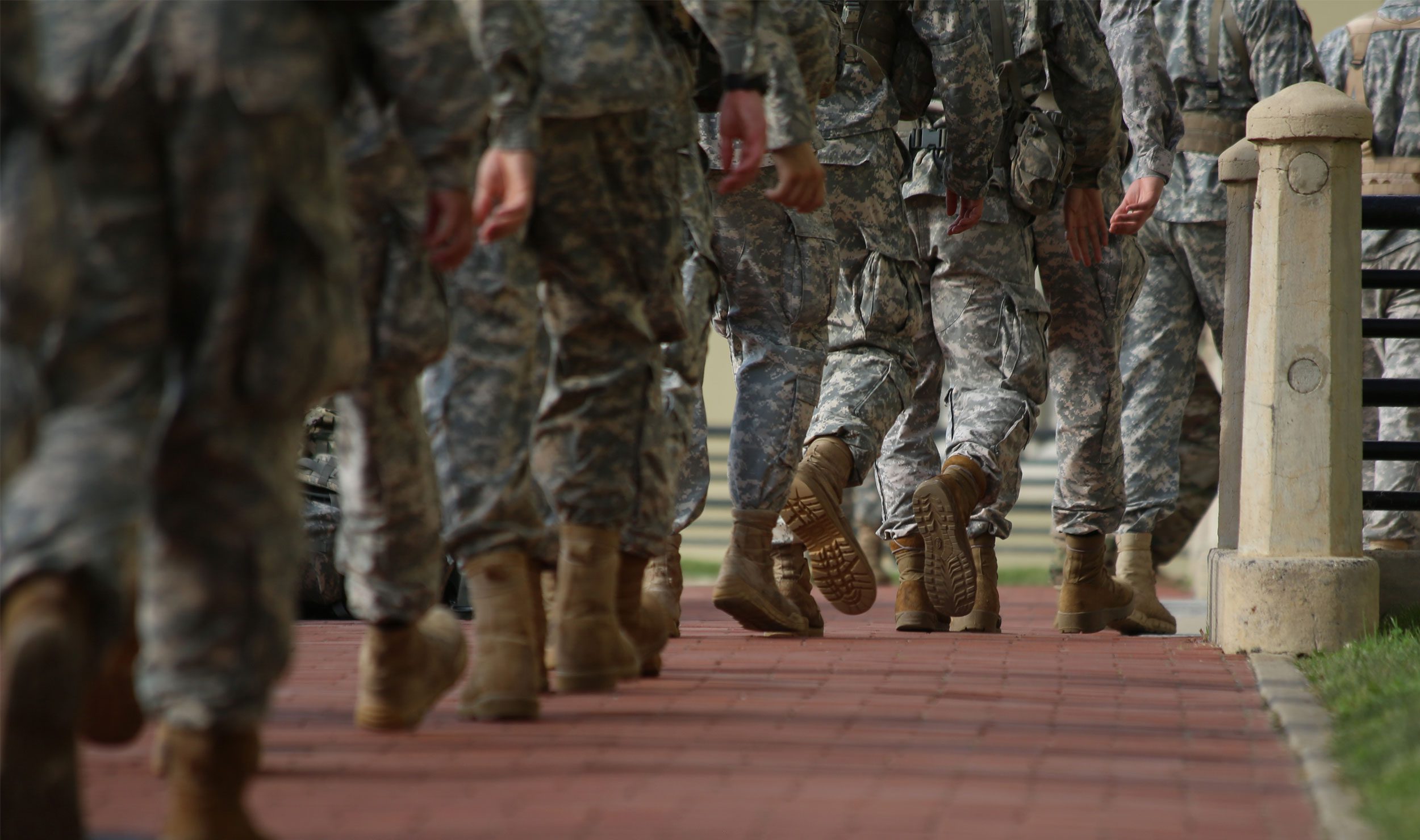 cadets in OCP walking