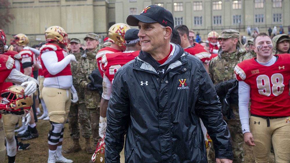 Coach Scott Wachenheim smiling