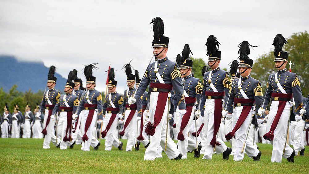 cadets marching on parade ground