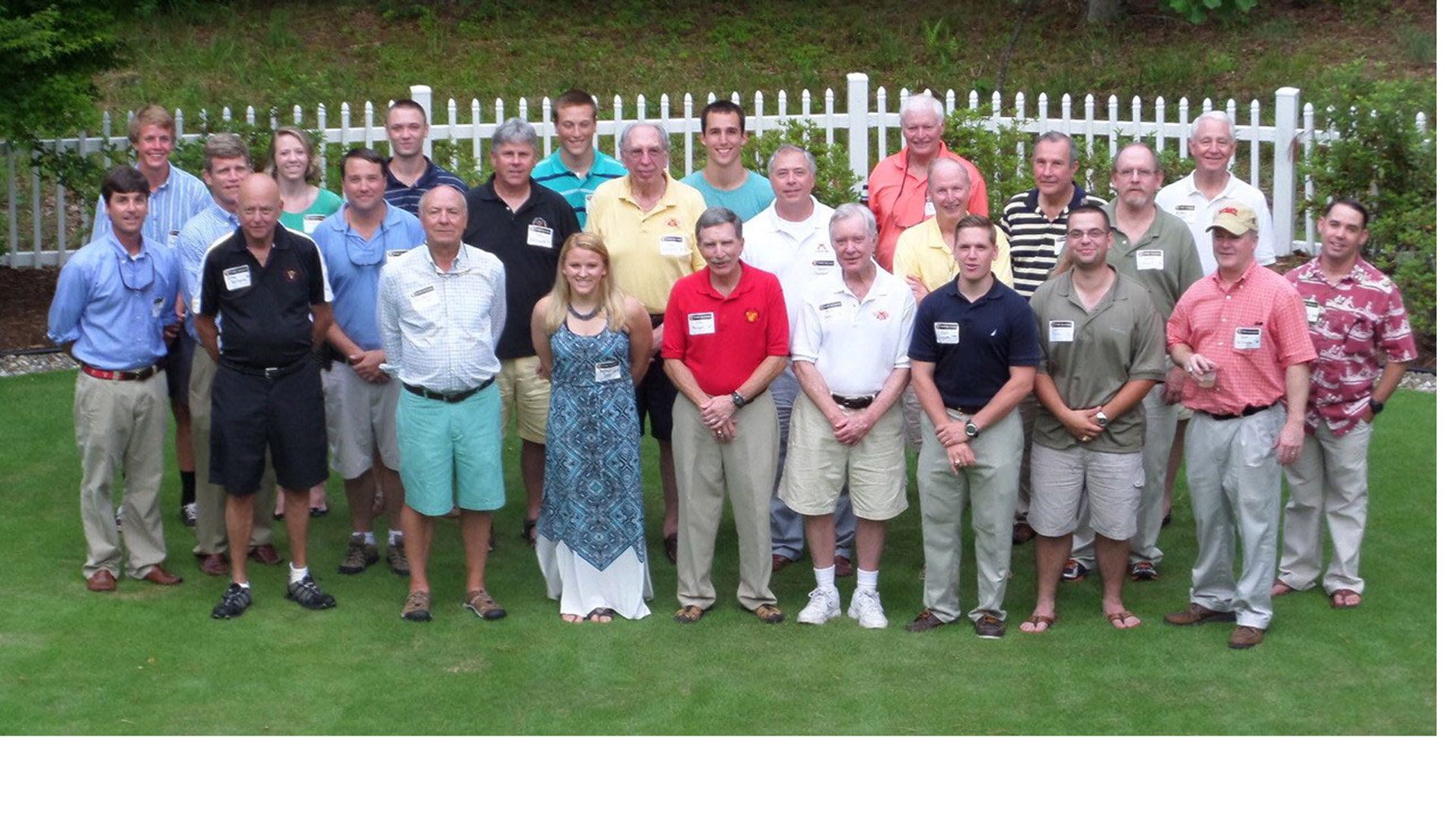 group of people smiling