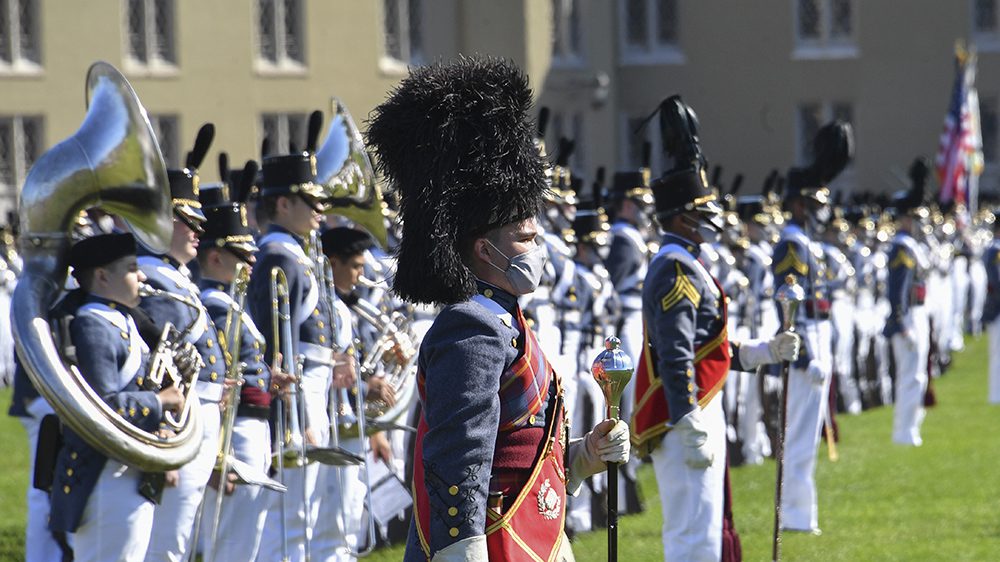 Band Company in parade formation