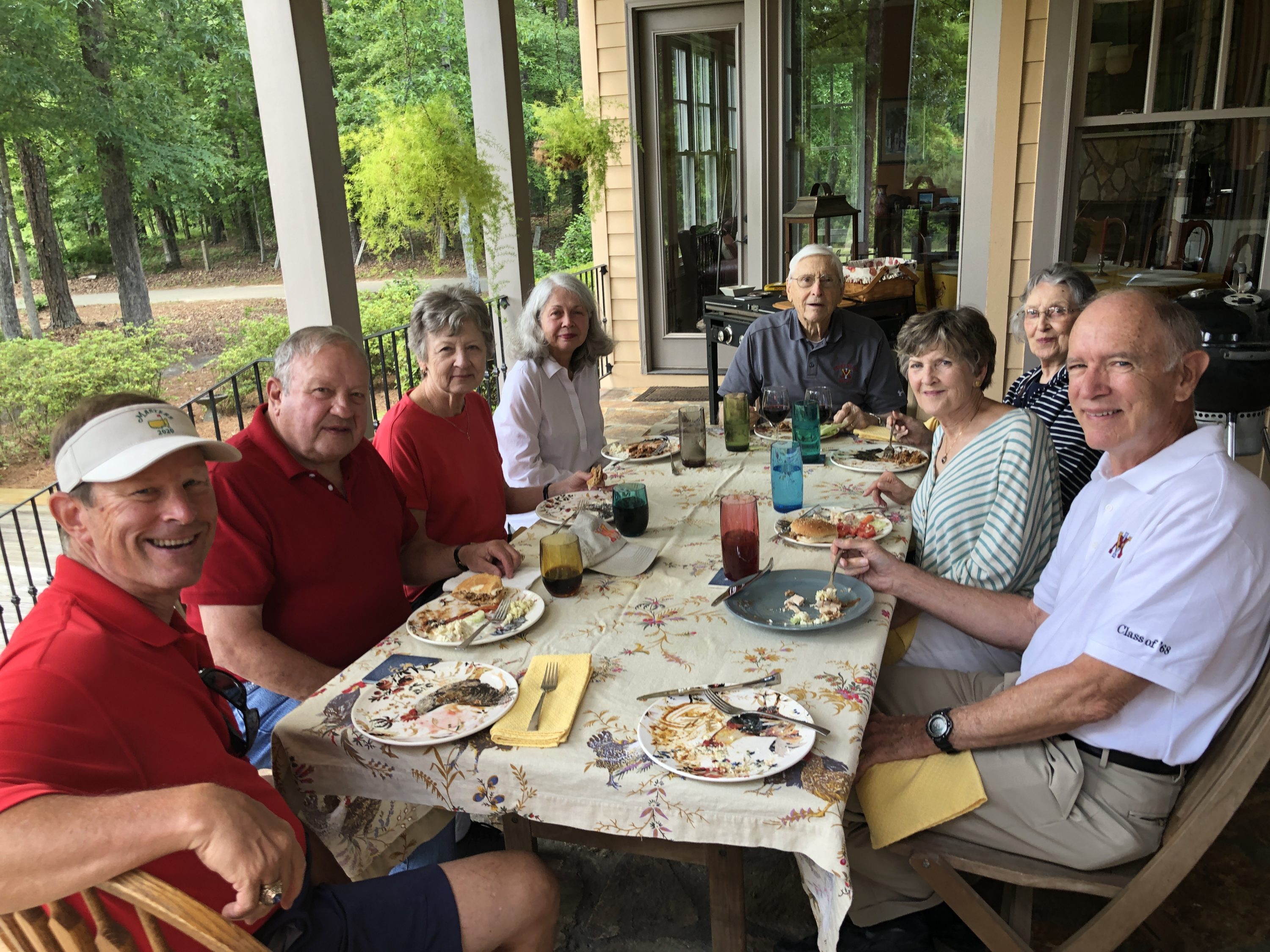 group of people smiling