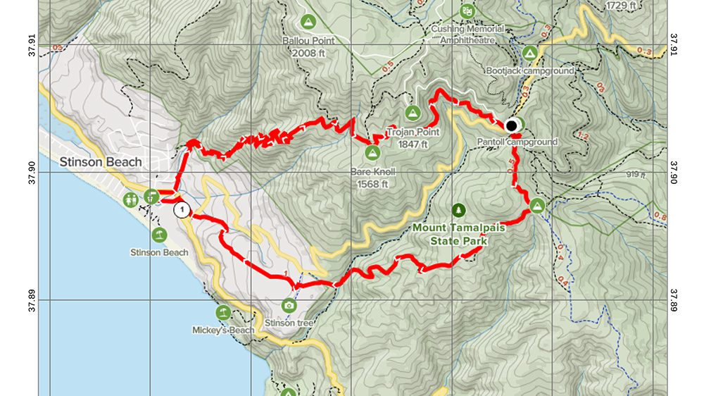 Map of San Francisco bay area