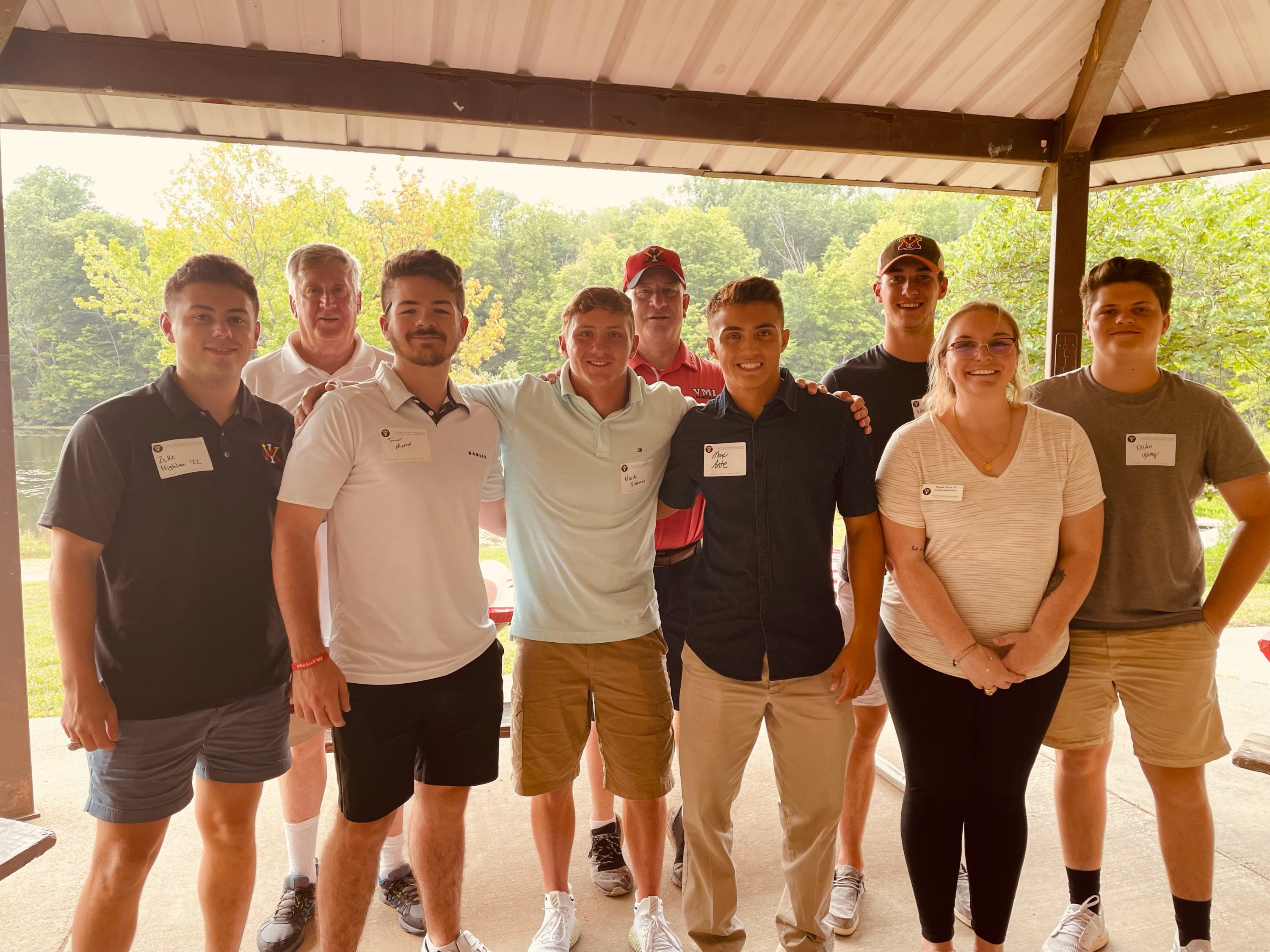 group of people smiling