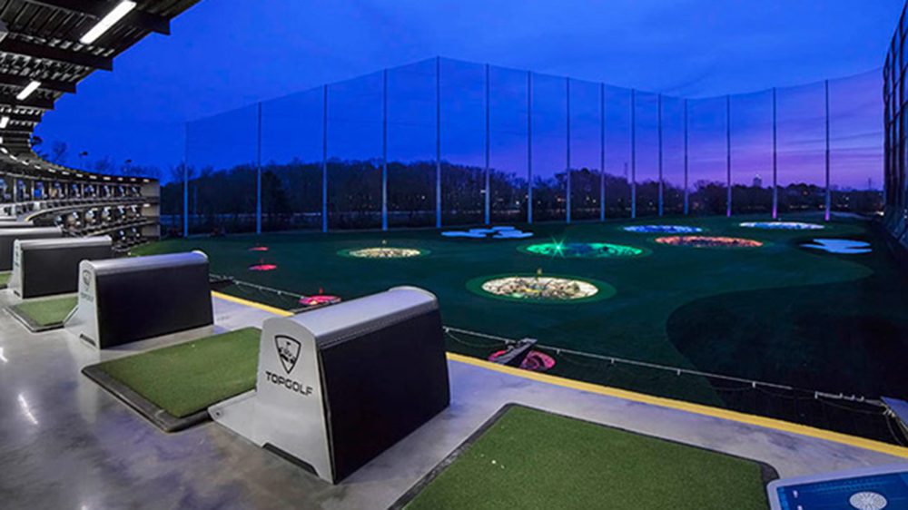 Top Golf set up