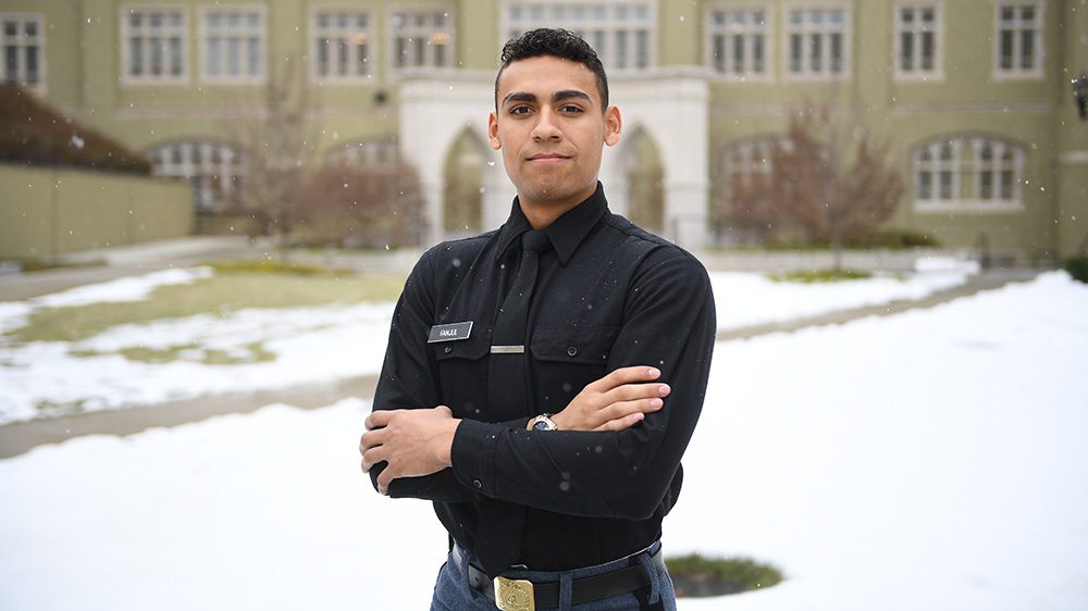 Gabriel Fanjul posing with arms crossed