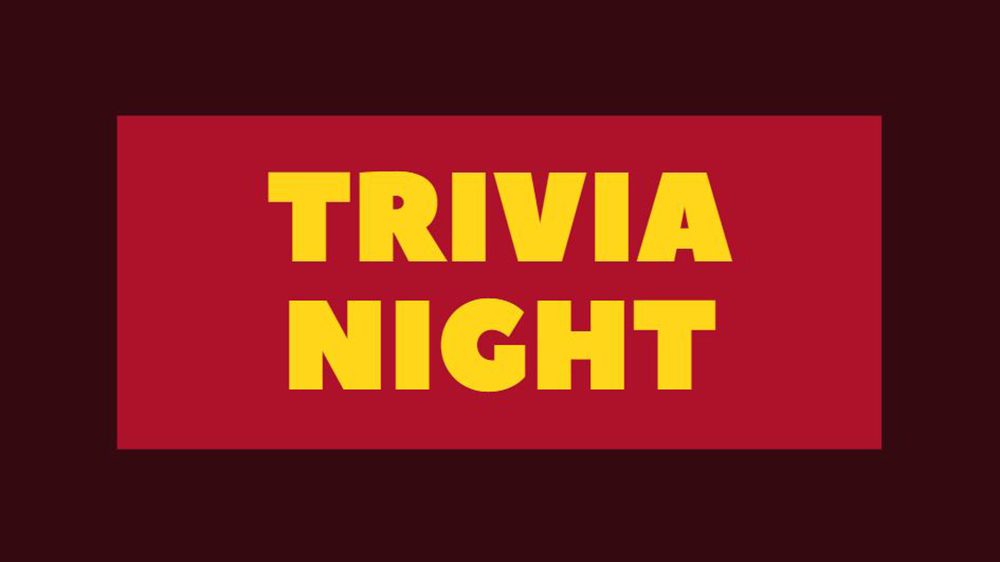 Valley Chapter Trivia Night