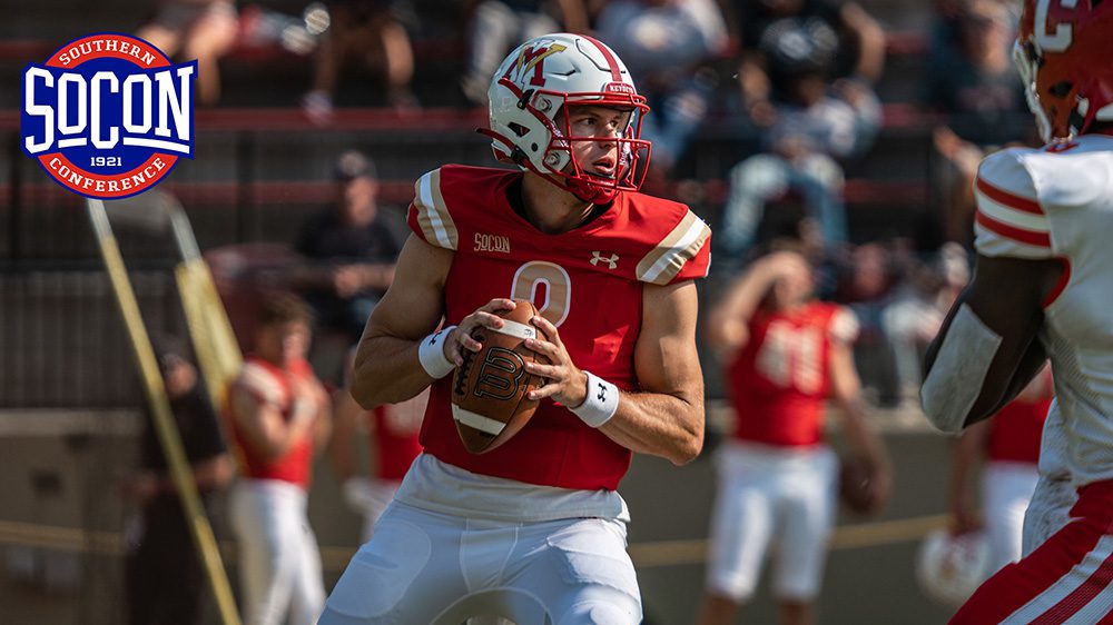 Collin Ironside ’24 preparing to throw football