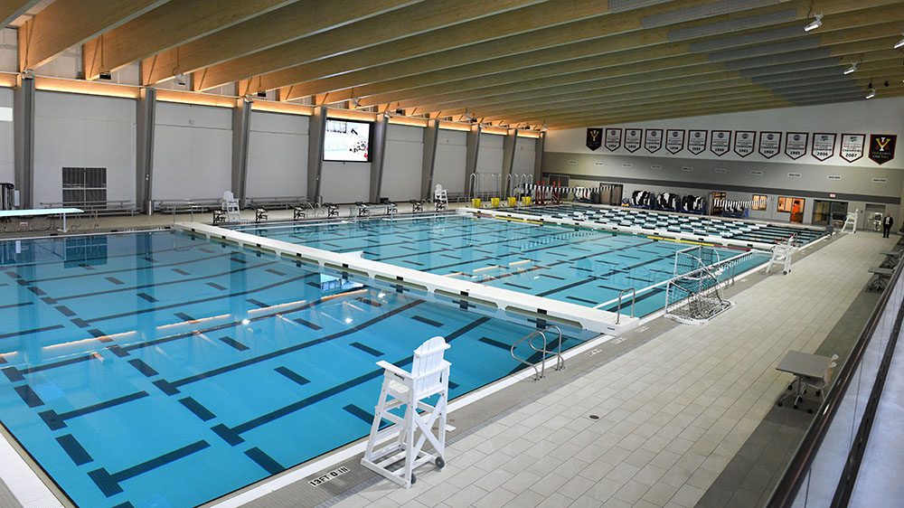 pool inside VMI Aquatic Center