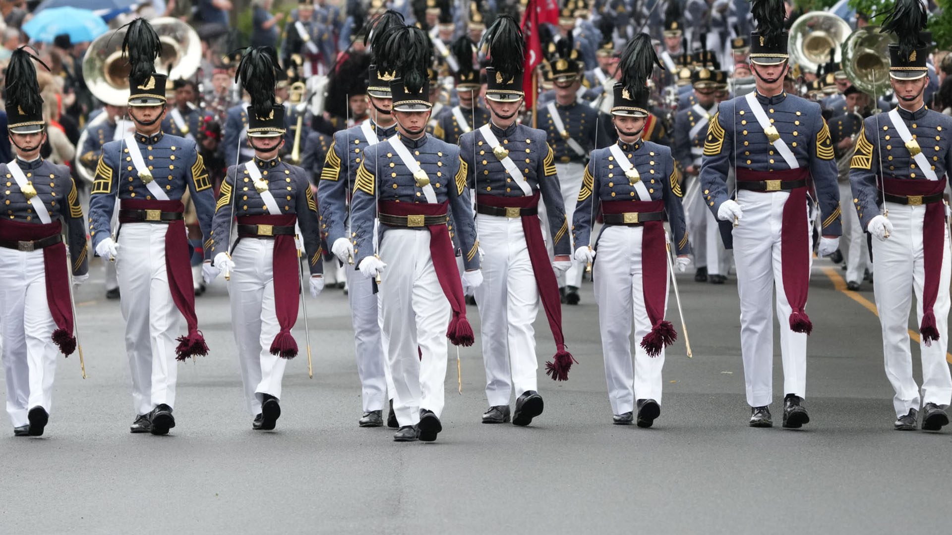 cadets marching