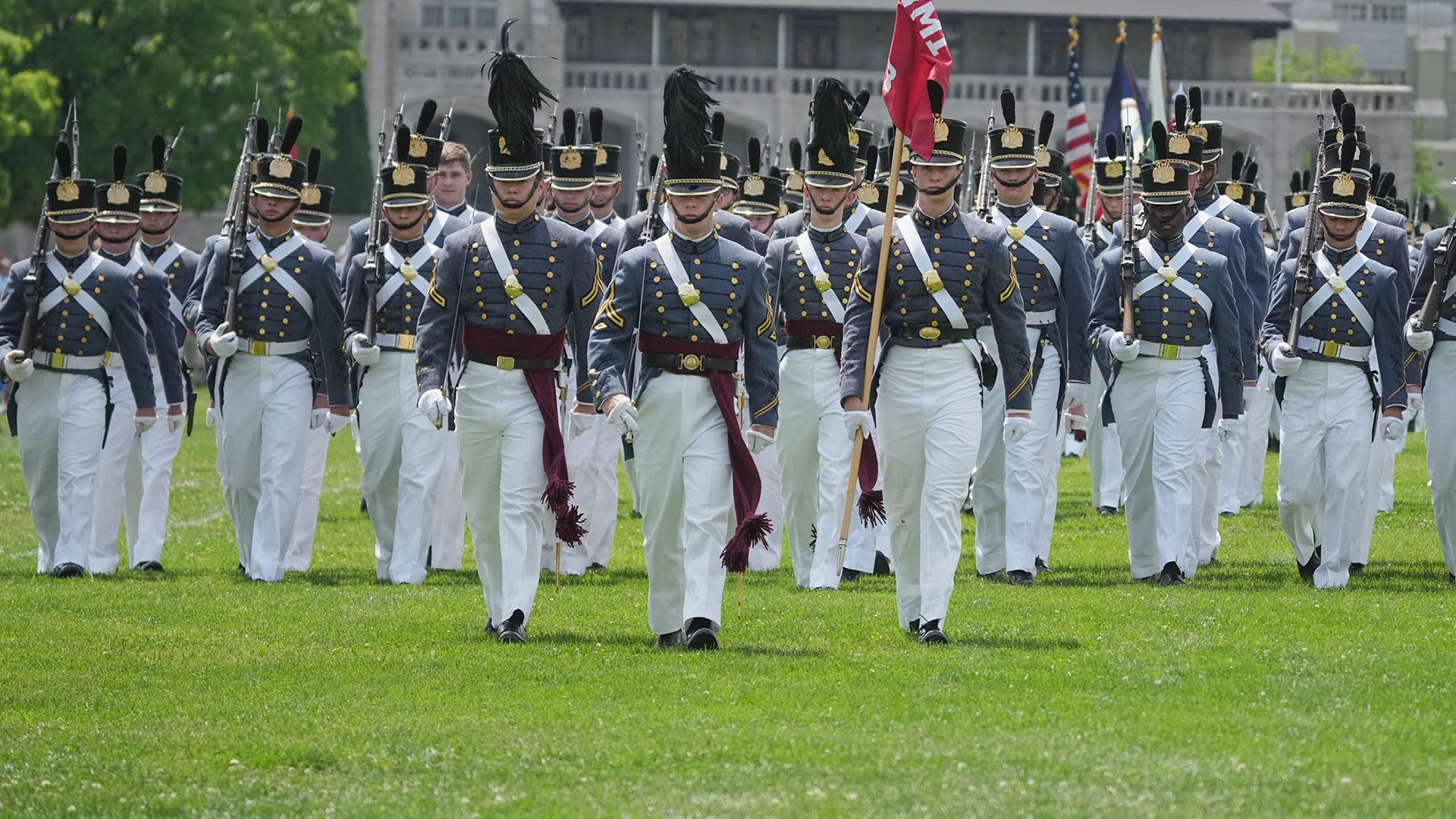 cadets marching