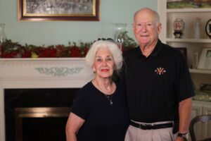 Retired U.S. Army Col. Stephen E. “Steve” Wilson ’68 and his wife, Linda.