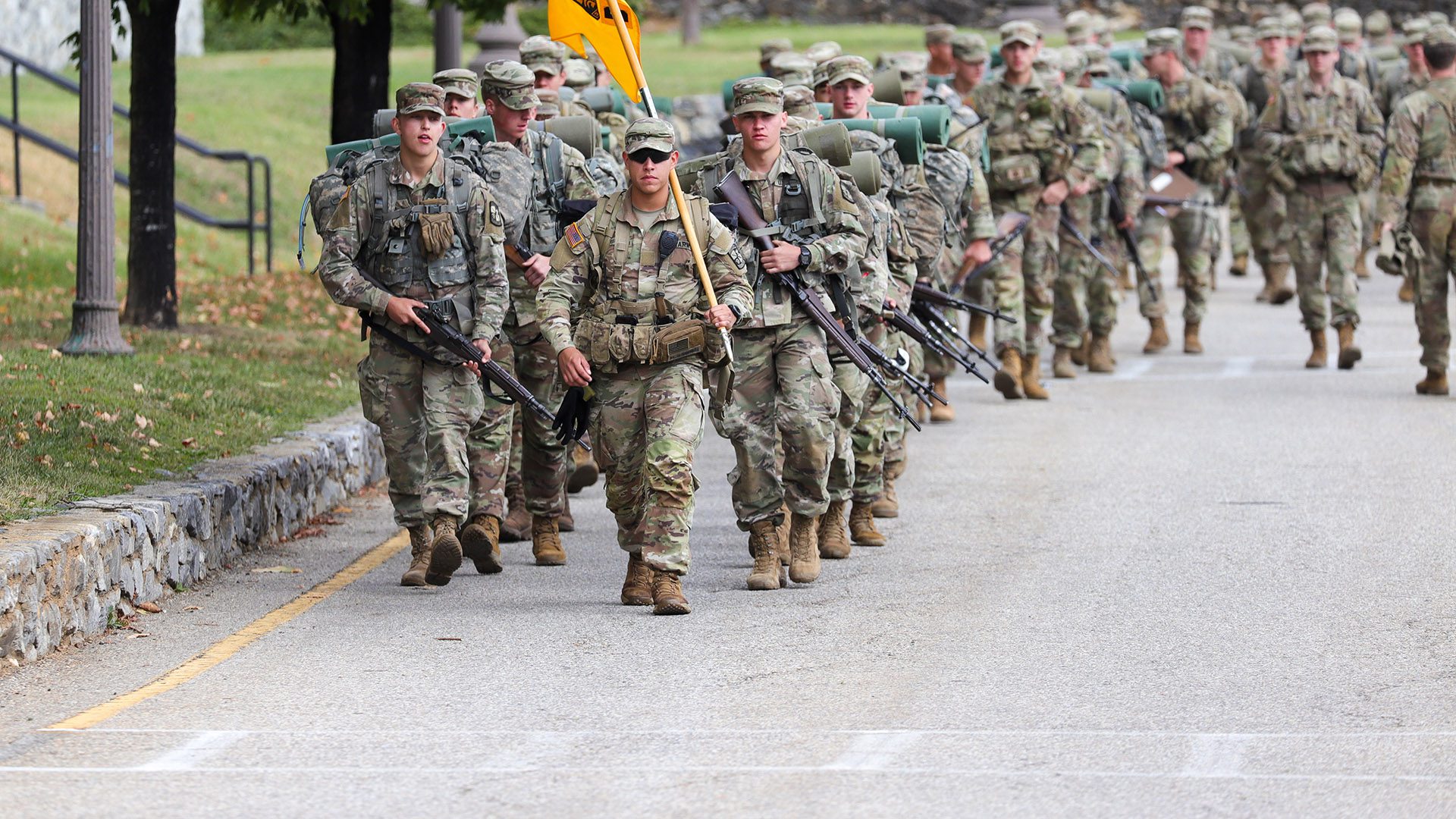 cadets marching