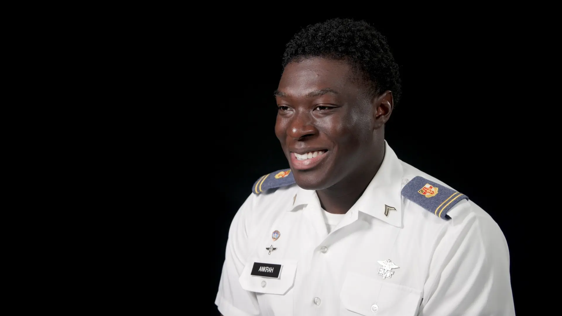 Maximus Ankrah Smiling